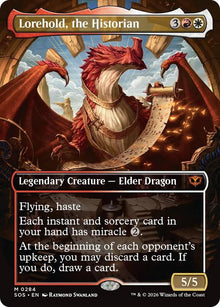 Lorehold, the Historian (Borderless) - Secrets of Strixhaven (SOS) - FOIL