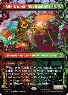 Raph & Mikey, Troublemakers (Showcase) - Teenage Mutant Ninja Turtles (TMT) - FOIL