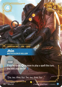 Jhin - Meticulous Killer (Alternate Art) - Unleashed (UNL)