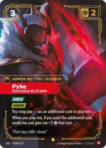 Pyke - Dockside Butcher (Alternate Art) - Unleashed (UNL)