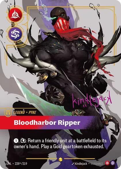 Pyke - Bloodharbor Ripper (Signature) - Unleashed (UNL)