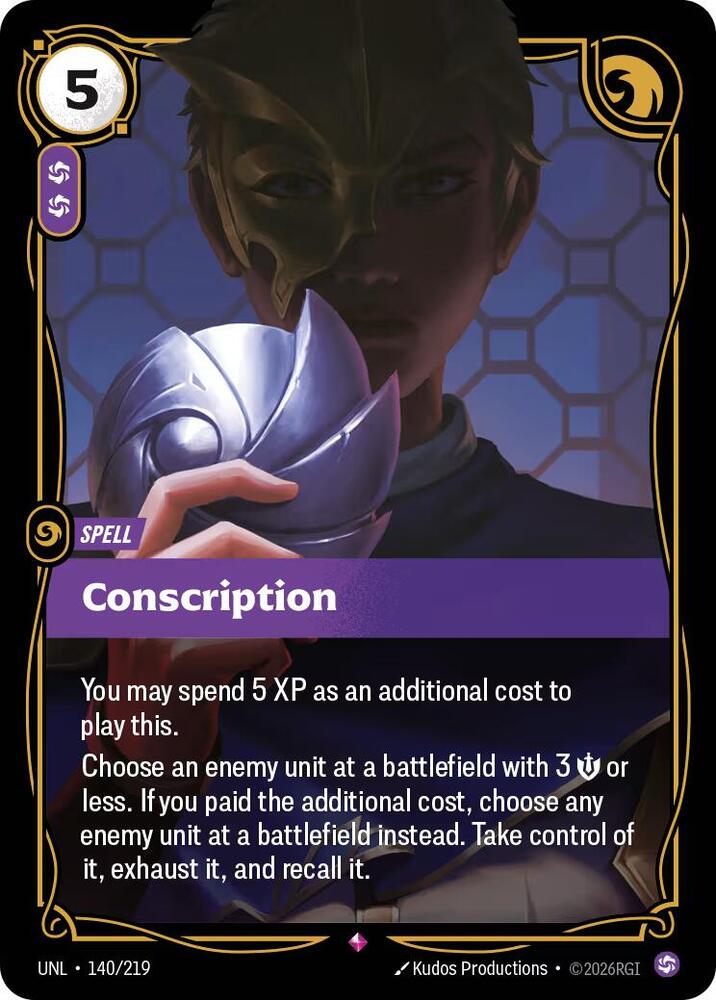 Conscription - Unleashed (UNL)