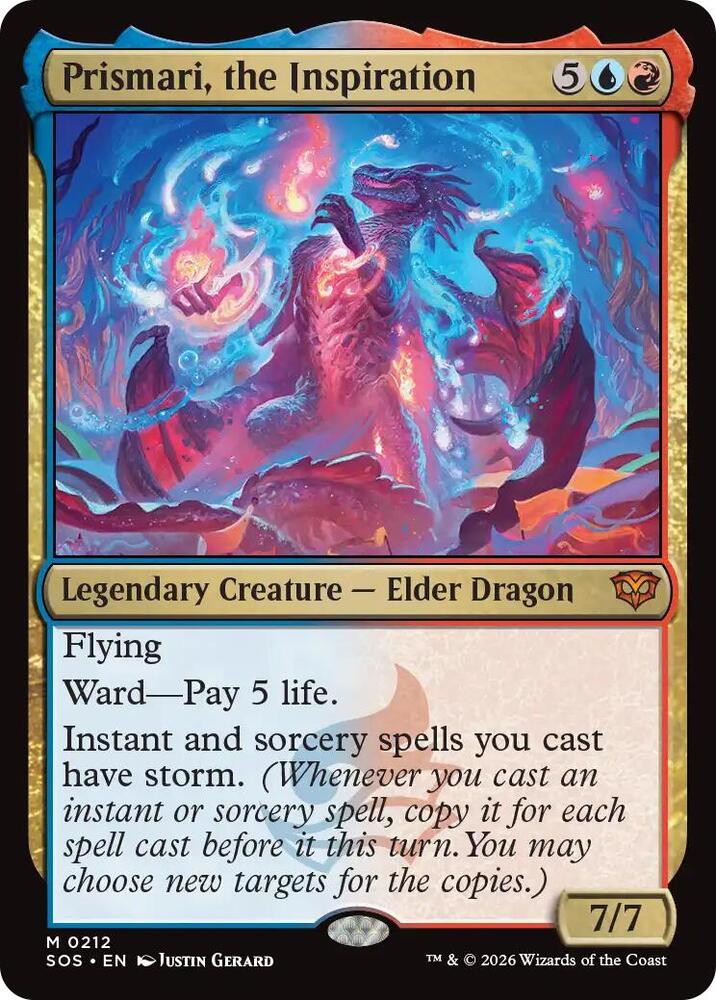 Prismari, the Inspiration - Secrets of Strixhaven (SOS) - FOIL