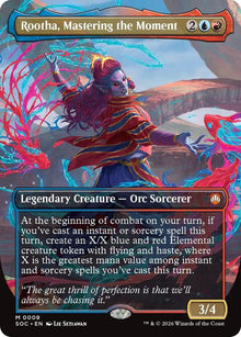 Rootha, Mastering the Moment (Borderless) - Commander: Secrets of Strixhaven (SOC)