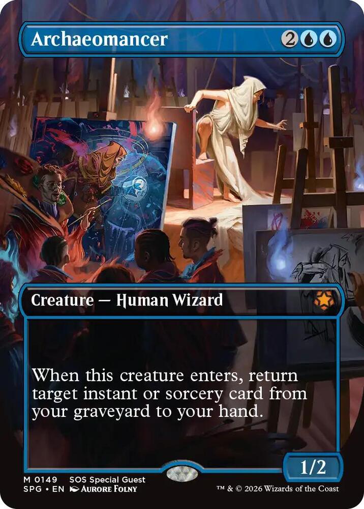 Archaeomancer (Borderless) - Special Guests (SPG) - FOIL