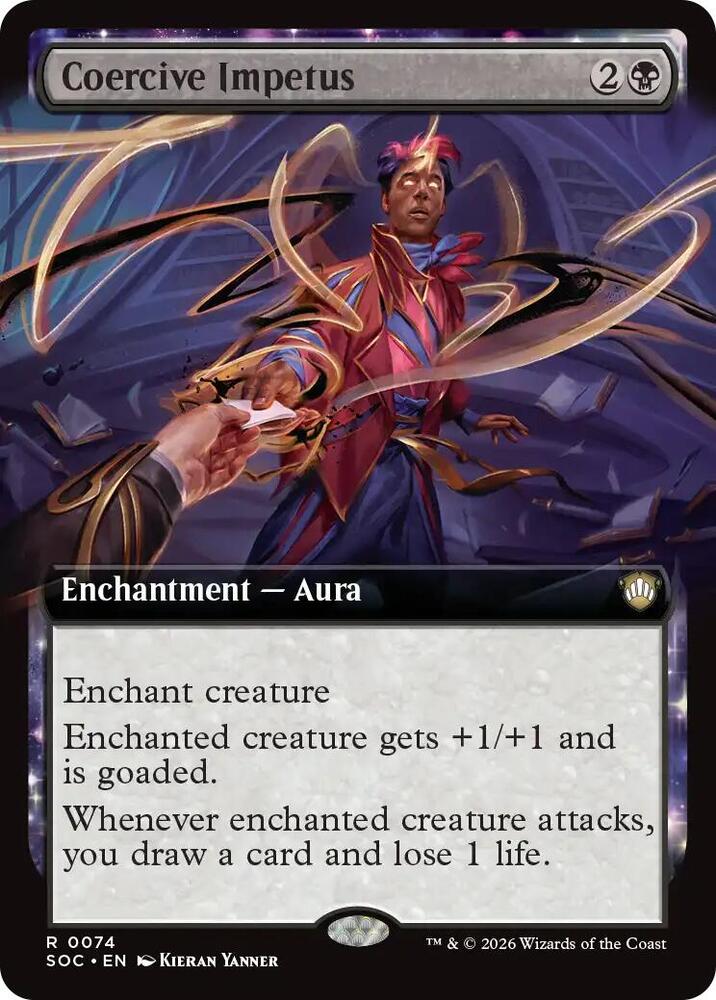 Coercive Impetus (Extended Art) - Commander: Secrets of Strixhaven (SOC)