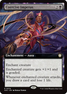 Coercive Impetus (Extended Art) - Commander: Secrets of Strixhaven (SOC)