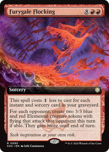 Furygale Flocking (Extended Art) - Commander: Secrets of Strixhaven (SOC)
