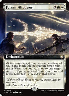 Forum Filibuster (Extended Art) - Commander: Secrets of Strixhaven (SOC)