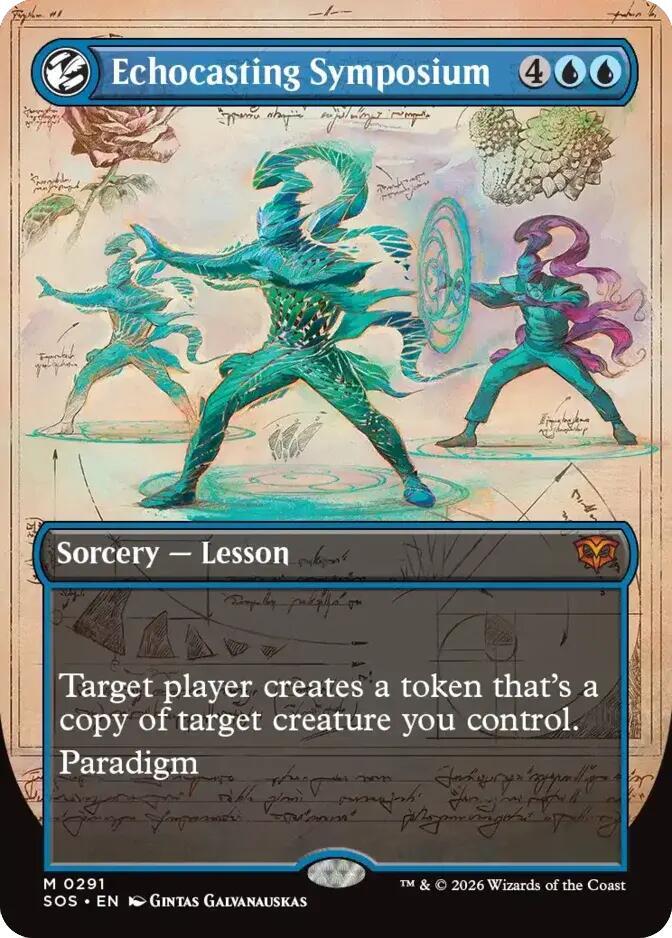 Echocasting Symposium (Borderless) - Secrets of Strixhaven (SOS) - FOIL