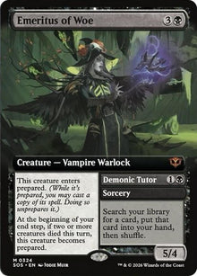 Emeritus of Woe (Extended Art) - Secrets of Strixhaven (SOS)