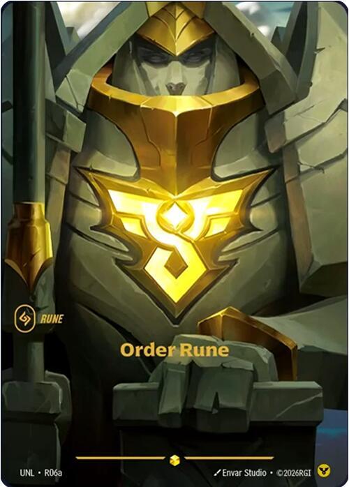 Order Rune (Alternate Art) - Unleashed (UNL)