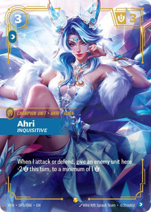 Ahri, Inquisitive - Vendetta Riftbound card