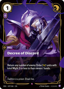 Decree of Discord - Vendetta Riftbound card