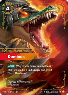 Dominus - Vendetta Riftbound card