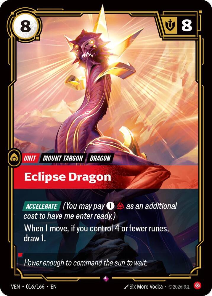 Eclipse Dragon - Vendetta Riftbound card