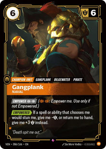 Gangplank, Naval - Vendetta Riftbound card