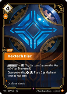 Hextech Disc - Vendetta Riftbound card