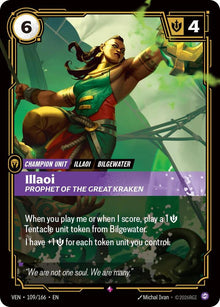 Illaoi, Prophet of the Great Kraken - Vendetta Riftbound card