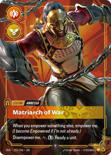 Ambessa - Matriarch of War - Vendetta Riftbound card