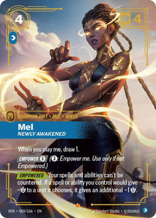 Mel, Newly Awakened - Vendetta Riftbound card