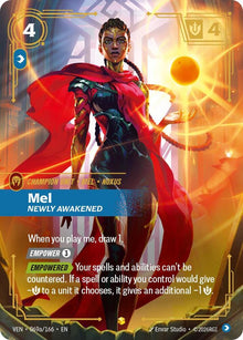 Mel, Newly Awakened (Alternate Art) - Vendetta Riftbound card