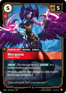 Morgana, Vindictive - Vendetta Riftbound card