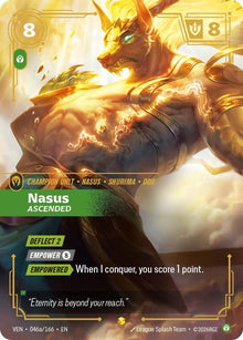 Nasus, Ascended (Alternate Art) - Vendetta Riftbound card