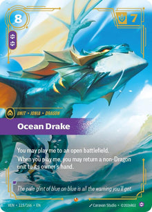 Ocean Drake - Vendetta Riftbound card