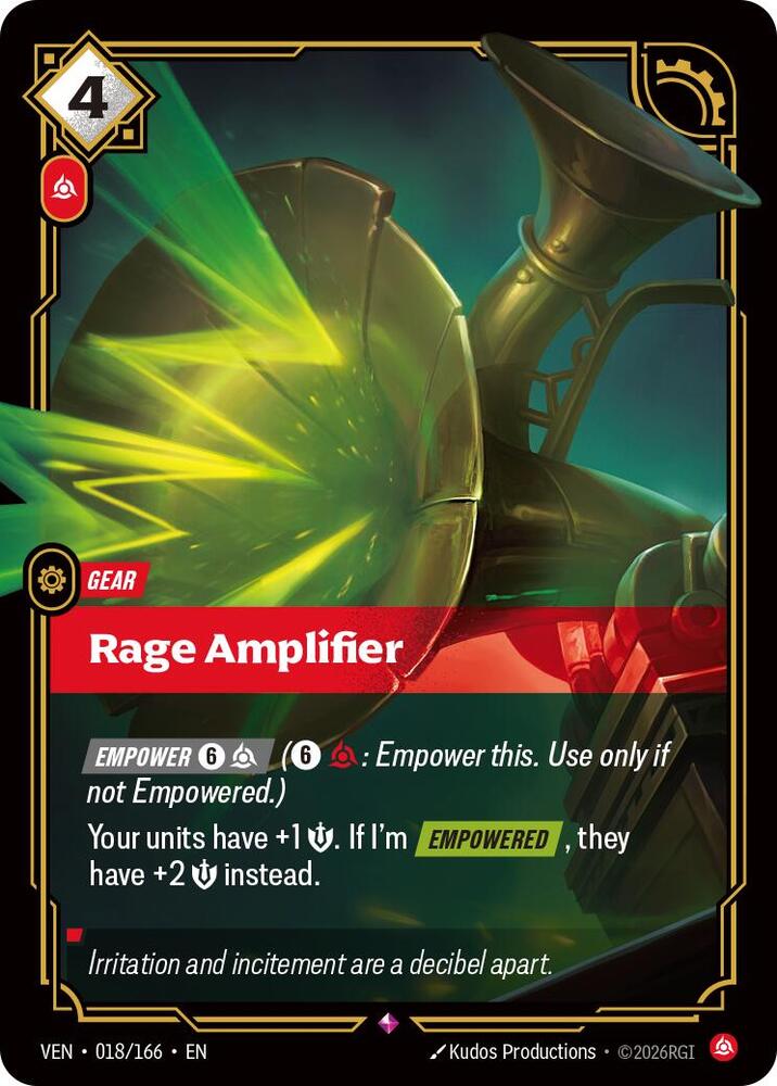 Rage Amplifier - Vendetta Riftbound card