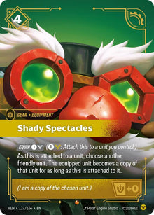 Shady Spectacles - Vendetta Riftbound card