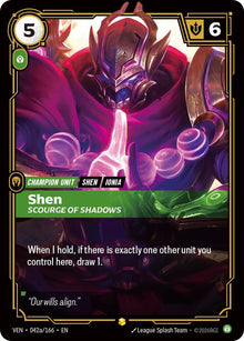 Shen, Scourge of Shadows Alternate Art - Vendetta
