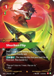 Shuriken Flip - Vendetta Riftbound card
