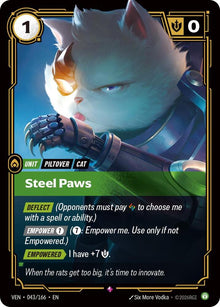 Steel Paws - Vendetta Riftbound card