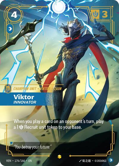 Viktor, Innovator (Overnumbered) - 176/166 - Vendetta (VEN)