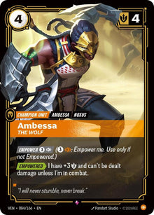 Ambessa, The Wolf - Vendetta Riftbound card