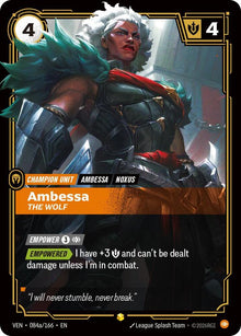 Ambessa, The Wolf (Alternate Art) - Vendetta Riftbound card