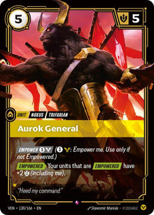 Aurok General - Vendetta Riftbound card