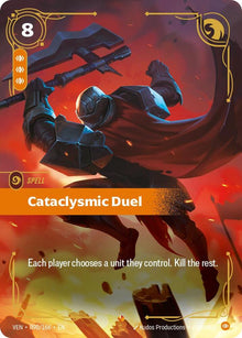 Cataclysmic Duel - Vendetta Riftbound card