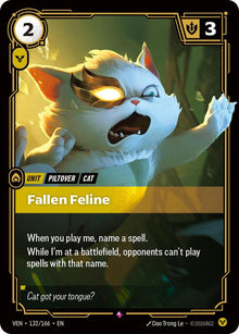 Fallen Feline - Vendetta Riftbound card