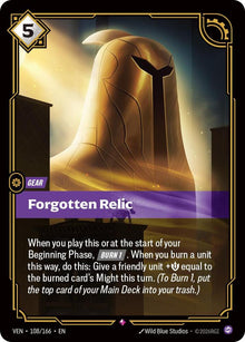 Forgotten Relic - Vendetta Riftbound card