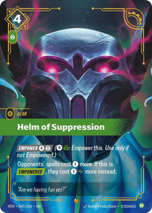 Helm of Suppression - Vendetta Riftbound card