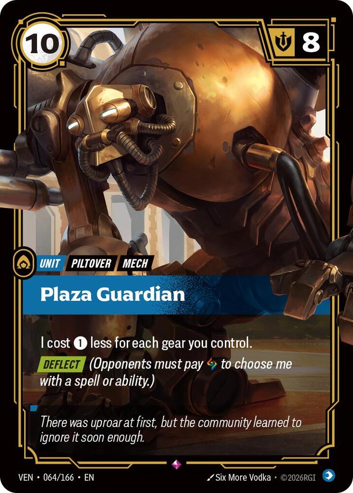 Plaza Guardian - Vendetta Riftbound card