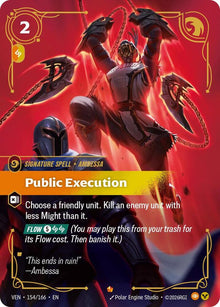 Public Execution - Vendetta Riftbound card