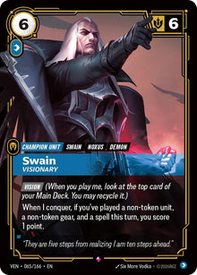Swain, Visionary - Vendetta Riftbound card