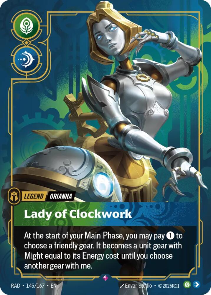 Orianna, Lady of Clockwork - 145/167 - Radiance (RAD)