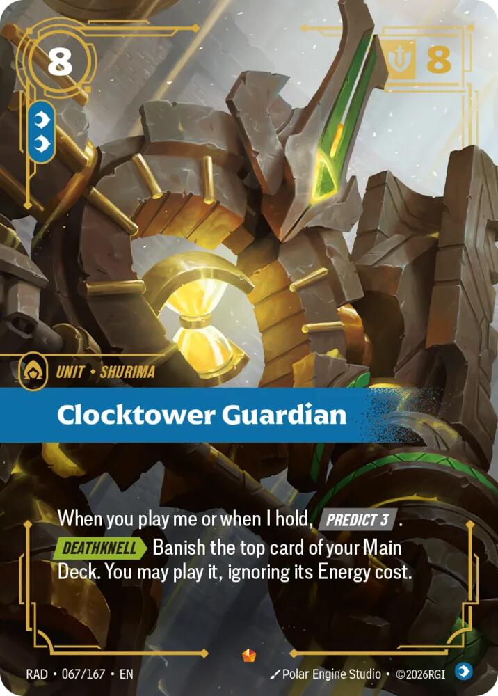 Clocktower Guardian - 067/167 - Radiance (RAD)