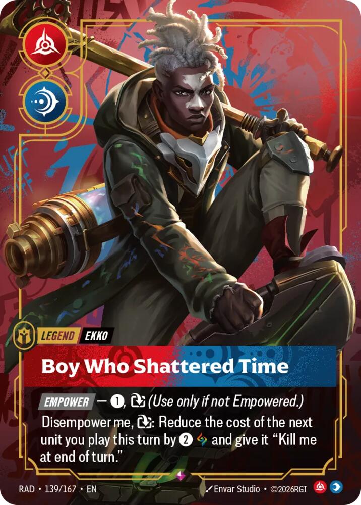 Ekko, Boy Who Shattered Time - 139/167 - Radiance (RAD)