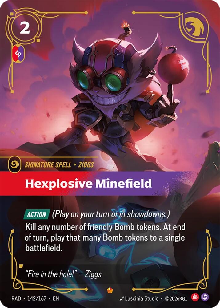 Hexplosive Minefield - 142/167 - Radiance (RAD)