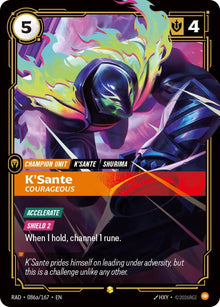K'Sante, Courageous (Alternate Art) - 086a/167 - Radiance (RAD)